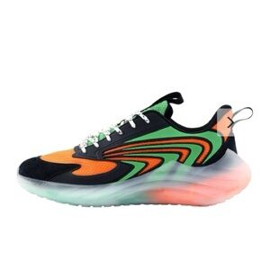 Krypton Sneakers Black, Orange and
Green Size 11